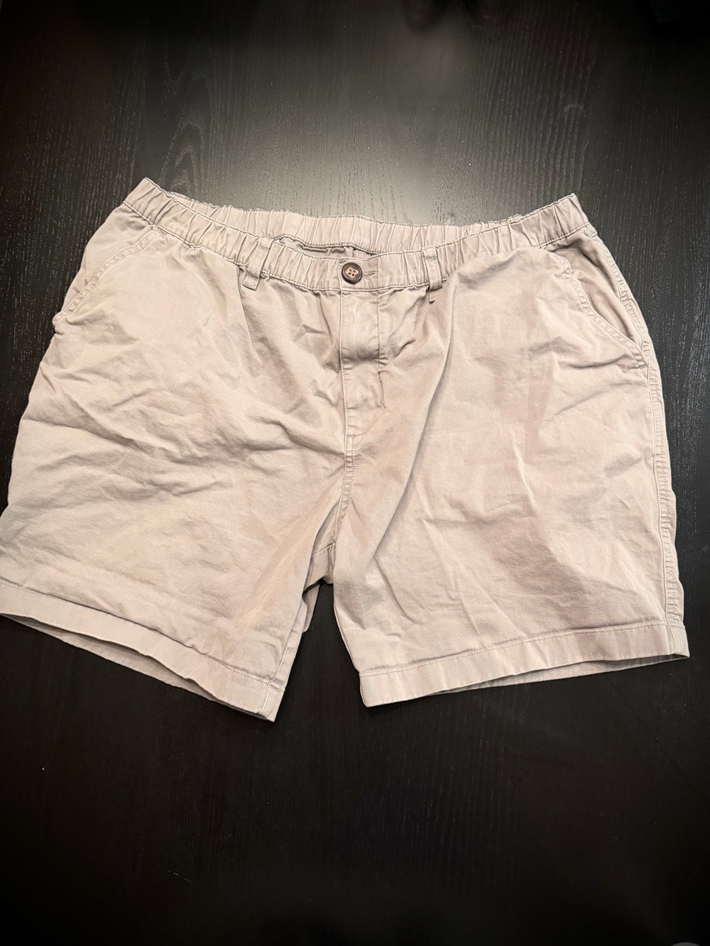 Men's Casual Elastic Waist Shorts - grey